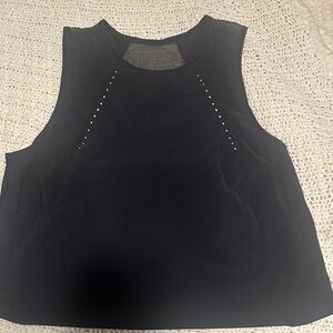 Lululemon Athletica Black Tank Top with Stud Detail